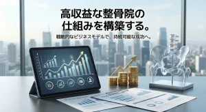 整骨院の収益構造を改善し利益を生み出す骨盤底筋チェアpelluna（ペルーナ）の活用イメージ